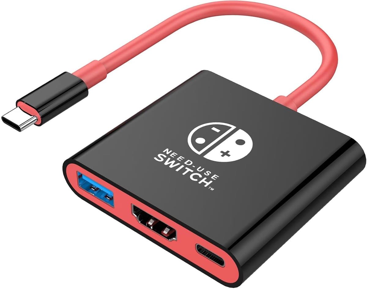 Docking Station geschikt voor Nintendo Switch - switch dock - Compact - Stijlvol — afbeelding 1