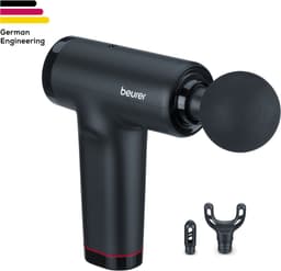 Beurer MG 89 CompactPower Professionele Massage Gun – Diepe Spiermassage – 10 mm Slagdiepte – 5 Snelheden – 3 Opzetstukken – USB-C – Stil – Spierherstel & Ontspanning – 3 Jaar Garantie — thumbnail 1