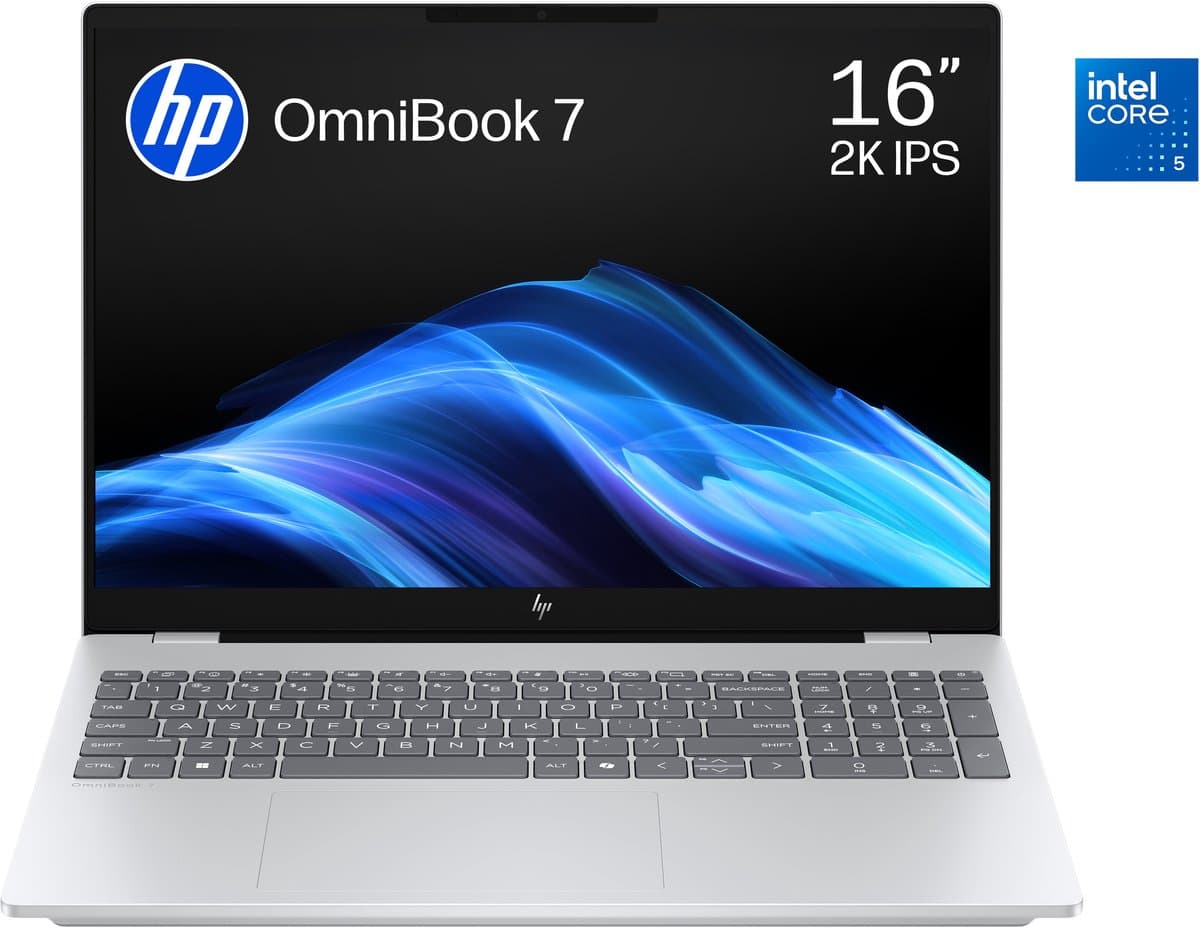 HP OmniBook 7 16-az0751nd - Laptop - Full HD - 16 inch - Intel® Core™ 5 processor 210H — afbeelding 1