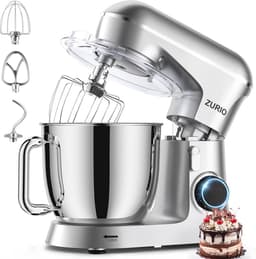Keukenmachine 1300 W, 5,5 L, Kneedmachine met 10 Versnellingen en Stille Fermentatiefunctie — thumbnail 1