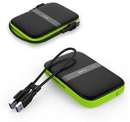 Externe HDD 4TB 2.5'' USB 3.0, IPX4 - Zwart — thumbnail 2