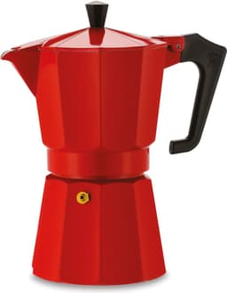 Italiaans koffiezetapparaat - PEZZETTI - ITALEXPRESS - Aluminium - 6 kopjes - Rood — thumbnail 1