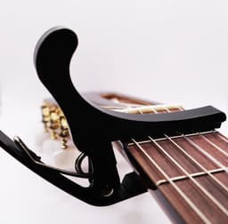 VG capo gitaar | capodaster | aluminium | zwart | geschikt voor alle gitaren — thumbnail 1