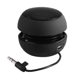 Draagbare 3,5 mm luidspreker, draadloze mini-luidspreker met 3,5 mm AUX-audio-aansluiting, draagbare mini-reisluidspreker van 3,5 mm met ingebouwde batterij voor mobiele telefoon MP3-pc (zwart) — thumbnail 1