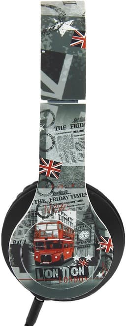 Akashi, Headset Londen model - Audio + Microfoon, Zwart — thumbnail 4