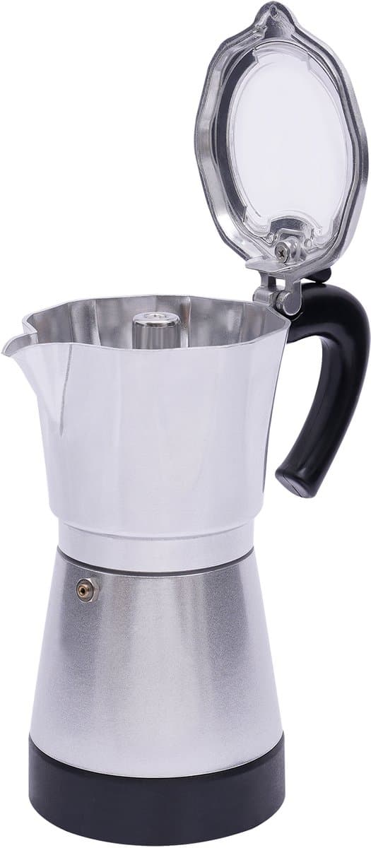 Espressomachine - Koffiezetapparaat - Italiaanse Koffie - Afneembare Basis - 300 ml - Zilver — afbeelding 1
