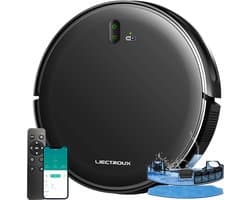 Liectroux L200 Verbonden Robotstofzuiger met Dweilfunctie – 4000 Pa Zuigkracht – App-bediening & Automatisch Opladen