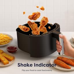 Airfryer 5 Liter met Digitale Touch Bediening - Zonder Olie Frituren, Bakken & Drogen – 8 Programma's — thumbnail 4