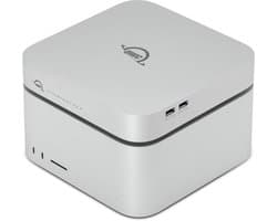 OWC StudioStack Thunderbolt 5 - Stapelbaar Docking Station - 3x Thunderbolt 5 & 3x USB-A - Zilver