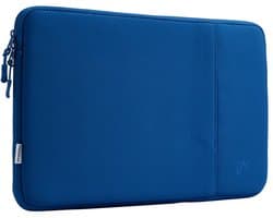 imoshion Laptop sleeve met vak - Laptop Hoes geschikt voor 14 / 14.2 inch - Cobalt Blue