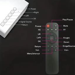 Mini Beamer - Draagbaar - Zakformaat - Smartphone - USB - Projector - Powerbank — thumbnail 3