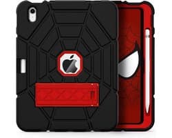 Kindvriendelijke Valbestendige Hoes voor iPad 7e & 8e Generatie 10.2 inch - Robuuste 3-Laags Bescherming met Standaard