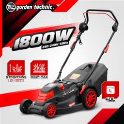 Elektrische Grasmaaier 1800W - 42 cm Maaibreedte - Ideaal voor Middelgrote Tuinen — thumbnail 4