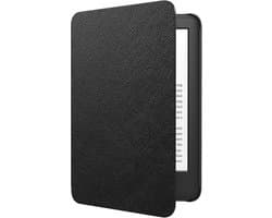 Lichtgewicht Beschermhoes voor Kindle (11e Generatie 2022) met Auto Wake/Sleep Functie, Zwart