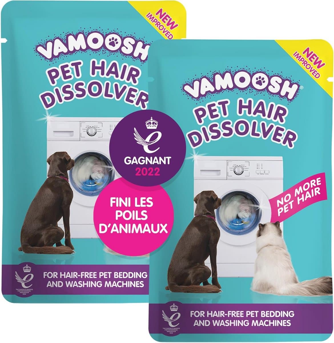 Haaroplosser voor Wasmachine: Verwijdert Dierenhaar en Geur uit Textiel — afbeelding 1
