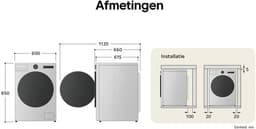 LG F4WR9513S2W wasmachine 13 kg met AI DD voor slimme stofverzorging - TurboWash 39 voor sneller wassen - EzDispense automatische dosering - hygiënisch wassen met stoom en ThinQ slimme bediening. Energieklasse A-10% — thumbnail 9