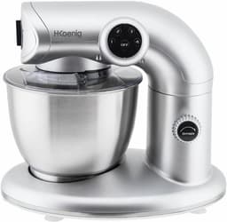 Krachtige Keukenmachine 5.5L met 1000W Motor - RVS Mixer voor Kneed-, Klop- en Mengwerk — thumbnail 4