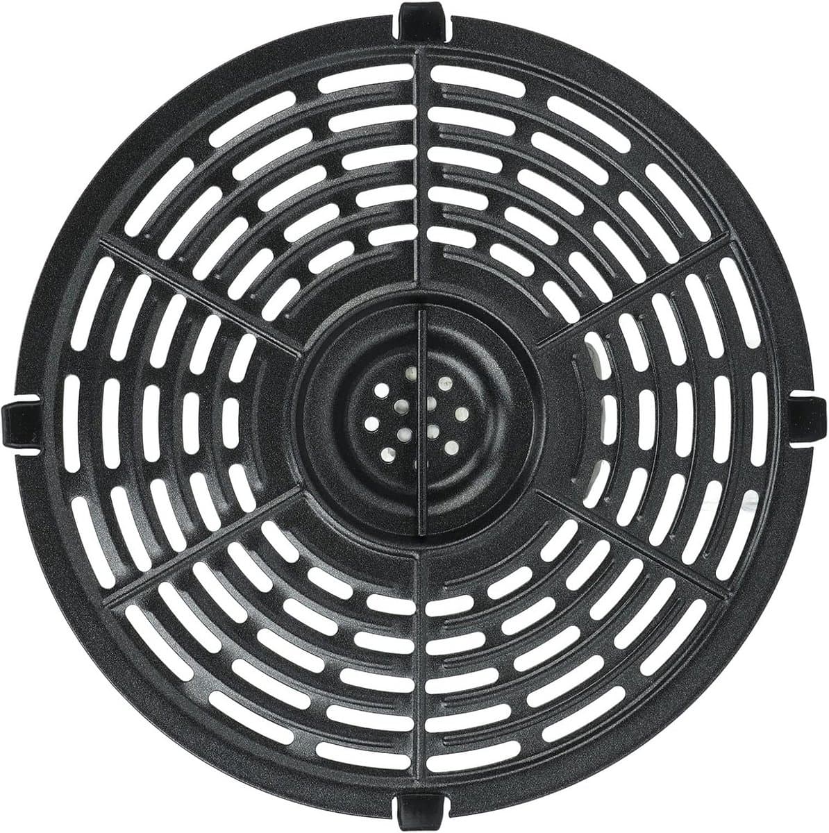 Anti-aanbak Heteluchtfriteuse Grillpan voor Airfryers 8,5 Inch - Vaatwasmachinebestendig — afbeelding 1