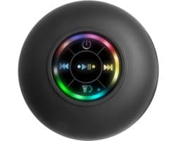 Draadloze IPX4 Waterdichte Douche Speaker met Kleurrijke Flash Licht voor Reizen en Buitenactiviteiten