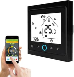 Slimme WiFi Thermostaat Programmeerbaar voor Airconditioning met 4 Tubes en Spraakbediening — thumbnail 1