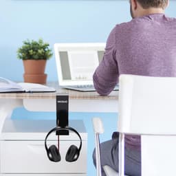 Verstelbare Aluminium Hoofdtelefoonstandaard met 360 Graden Draaibare Bevestiging - Ideaal voor Gaming en Thuisgebruik — thumbnail 2