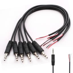 Set van 6 3,5 mm TRS Audio Stekkers voor Headphone Reparatie — thumbnail 1