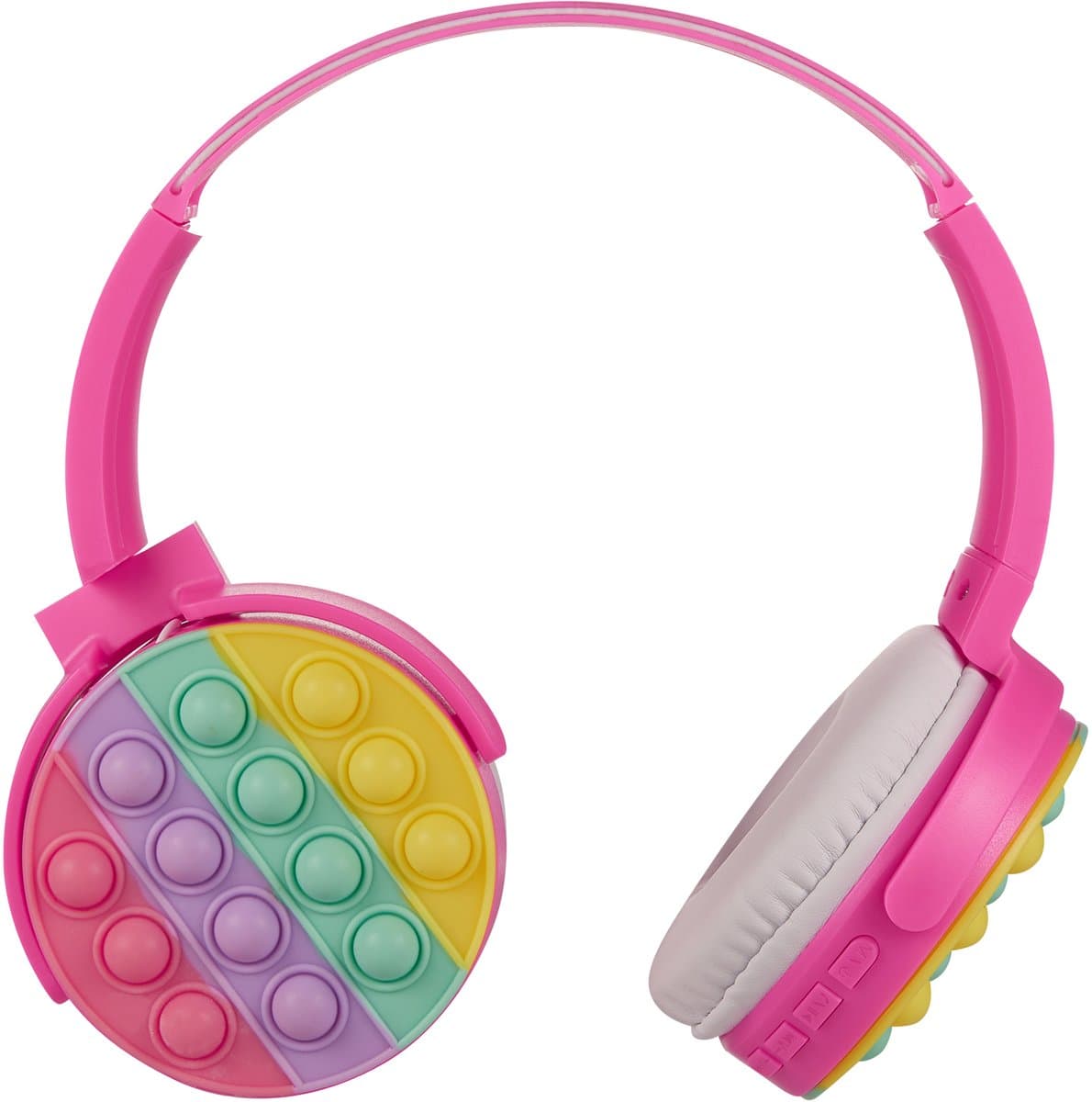 Volkano Koptelefoon kinderen - Hoofdtelefoon - Fidget Series - Koptelefoon Draadloos met Bluetooth - Kinder Koptelefoon - Verstelbaar - AUX in - Roze — afbeelding 1