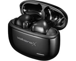 VolkanoX VXT200S Oortjes Draadloos - Draadloze Oordopjes - Active Noise Cancelling - Bluetooth - Waterbestendig - Zwart