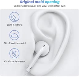 USB-C - Bedrade In-Ear Oordopjes - Met Microfoon - Voor Muziek - Voor iPhone en Android Gebruikers - Type C Model — thumbnail 5
