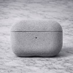 GoldStandard - Alcantara Hoesje geschikt voor Airpods Pro 3 - Alcantara Airpods Case - Nardo Grey — thumbnail 1