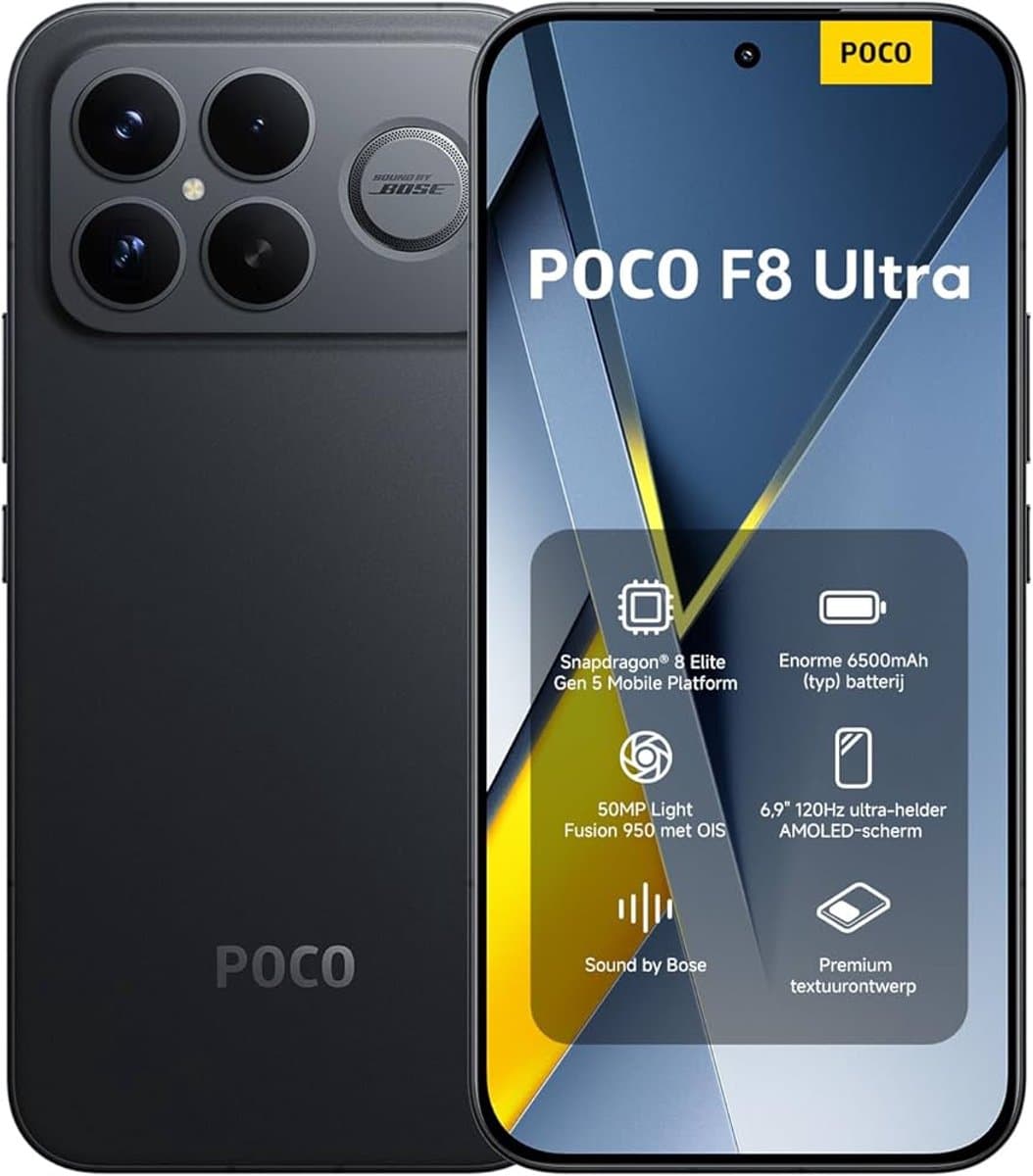 Smartphone-POCO F8 Ultra-16GB+512GB-Zwart — afbeelding 1