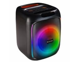 Denver Bluetooth Speaker Party Box - Discolichten - Partybox - Incl. Afstandsbediening - Microfoon Aansluiting - BPS165