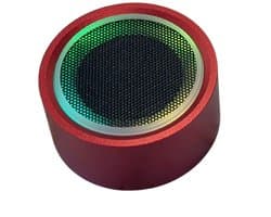 MagShake RGB Bluetooth Speaker – Mini Speaker met Magneetvoet – Shake Control – IPX7 Waterproof – TWS Stereo – 5–7 Uur Speeltijd -Rood