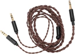 Audio Upgradekabel Hoofdtelefoonvervangingskabel 3,5mm naar Dubbele 3,5mm - Geschikt voor T1 II, T5, MDR Z7, Sundara, Arya en Ananda - Verbeterde Geluidskwaliteit — thumbnail 1