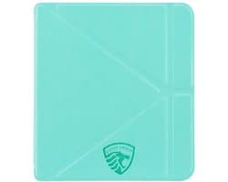 Origami Sleepcover Geschikt voor Kobo Libra 2 Hoes Cover Mint Groen * - ereader hoesje - cover