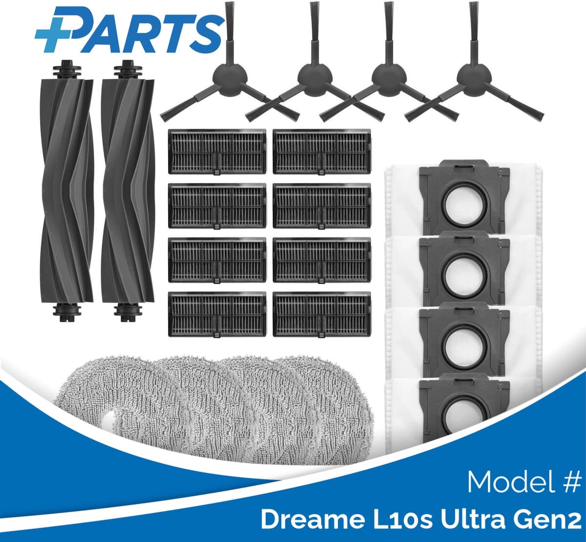 Dreame L10s Ultra Gen2 Onderhoudsset (Plus.Parts® alternatief voor RAK35) — afbeelding 1