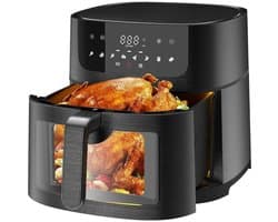 RWB® Airfryer XXL - Mini-oven - Heteluchtfriteuse - 9L - 8 Programma's