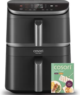 Turbo Tower Heteluchtfriteuse met 2 Kamers - 10,8 Liter Double Stack Airfryer voor Efficiënt Koken — thumbnail 1