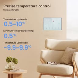 Slimme WiFi Thermostaat voor Vloerverwarming - Temperatuurregelaar met App & Voice Control — thumbnail 5