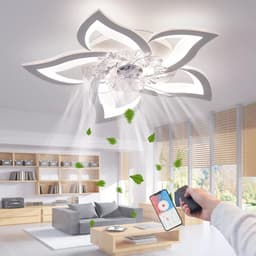 LED Plafondventilator met Dimbare Verlichting en Afstandsbediening — thumbnail 3