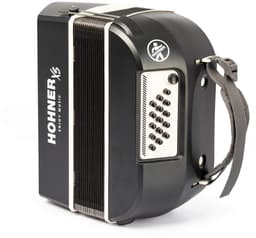 HOHNER A2931 XS Knopaccordeon- 21 knoppen en 15 bassen Grijs‑Wit met gigbag en volwassen draagriem — thumbnail 5