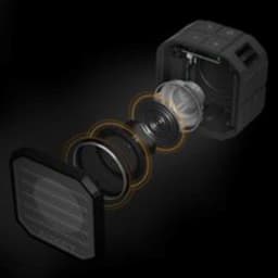 Aukey SK-M13 - Draagbare Mini Bluetooth-luidspreker met ingebouwde microfoon - draadloze verbinding tot 10 m - waterbestendig IP65 - Grijs — thumbnail 4