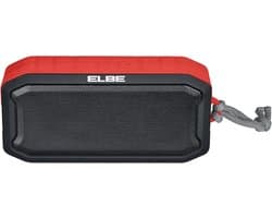 Draadloze Bluetooth Speaker Rood 5W - Waterdicht IPX7 - TWS Stereo Functionaliteit