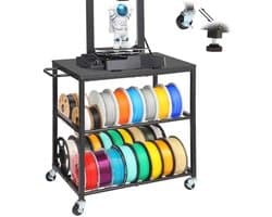 3D-printerstandaard met Filamentopslag en Wielen - Ideaal voor Werkstation of Thuis