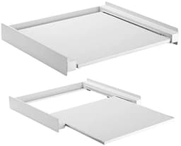 Universeel Aansluitframe met Uittrekbare Plank voor Wasmachines of Drogers - Ruimtebesparend en Tot 60kg Belastbaar — thumbnail 2