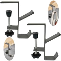Hoofdtelefoonhouder Klem Op Bureau - 2 Stuks Tashanger met Verstelbare Armklem — thumbnail 1