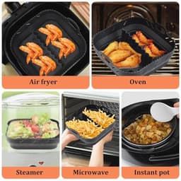 Siliconen bakvorm voor heteluchtfriteuse met scheidingswanden - Geschikt voor verschillende modellen — thumbnail 3