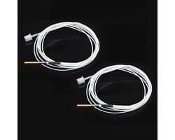 Thermistor 100K B3950 2-Pack voor 3D-printers - Hoge Temperatuur tot 280℃
