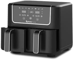 Airfryer 2100W met 2 potten en 8 functies - 3L Led-Touchscreen en Eenvoudige Reiniging — thumbnail 1