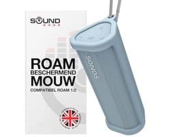 Draagbare Siliconen Hoes voor Draadloze Bluetooth Speaker | Blau | Inclusief Stevige Carabiner